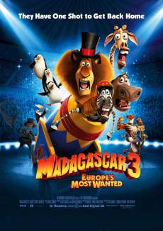 Madagascar 3 2012 Dual Audio Hindi 480p 300MB Filmy4web